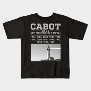 Cabot Cove Most Dangerous City Kids T-Shirt